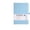 Light Blue, variant on A5 Hardcover Password Logbook and Internet Address Organizer with Alphabetical Tabs Dotted Notebook Journal for Seniors and Office Use with Elastic Closure Red