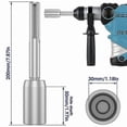 thumbnail image 2 of SDS-Max Ground Rod Driver, 30mm Heavy Duty Steel Drill Bit Driver,for RotaryHammer Drill Grounding Rods (1.18 In), 2 of 5
