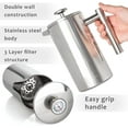 thumbnail image 6 of Mixpresso Large Stainless Steel French Press,  Double Wall Insulated, Mirror Finish, 50 Oz 1500ml, 6 of 7