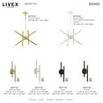 thumbnail image 6 of 46771-07 Livex Lighting Soho - 4 Light ADA Wall Sconce In Modern Style-17 Inches Tall and 5.13 Inches Wide-Bronze/Antique Brass Finish, 6 of 10