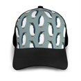 thumbnail image 3 of Yiaed Penguin Print Baseball Cap Dad Hat Polo Style Plain Blank Adjustable Size, 3 of 5