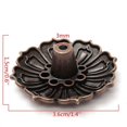 thumbnail image 4 of Quemador de incienso Zulema Aleación de zinc Soporte para quemador de incienso Lotus, 4 of 8