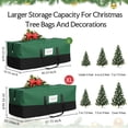 thumbnail image 2 of Bolsa de almacenamiento para árbol de Navidad NAVTUE 600D Oxford 173 cm, 2 of 7