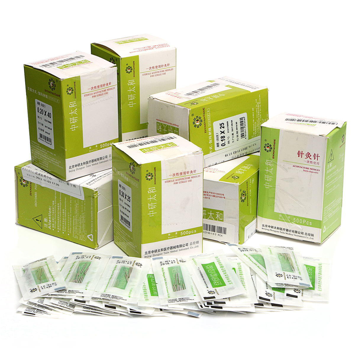 500pcs/Box Authentic Acupuncture Disposable Sterile Needles Single Use