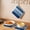Blue, variant on Teal Turquoise Aqua Ombre Pot Holders for Kitchen Heatproof Potholder, 4 Pack Contemporary Abstract Lines Hot Pads Multipurpose Oven Pads Cloth Potholders Trivet for Cooking and Baking