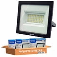 thumbnail image 1 of 3 Pzs Lampara Reflector LED 50W 6500K Negro, 1 of 5