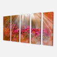 thumbnail image 2 of Lumière du Soleil sur Petites Fleurs Rouges - Grande Œuvre d'Art sur Toile Florale, 2 of 3