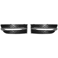 thumbnail image 2 of 1 par de cubiertas de rejilla de luz antiniebla for parachoques delantero de coche con marco cromado for Mercedes-Benz SLK Class R172 W172, 2 of 6