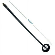 DEXSUR Babinski Reflex Hammer with Pointed Tip - Long Plastic Handle