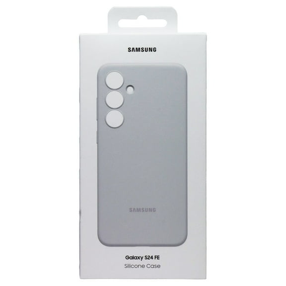 Samsung Official Silicone Case for Galaxy S24 FE - Gray