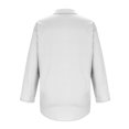 thumbnail image 4 of DAFPZW Womens Shirts Solid Color Long Sleeve Lapel Shirts Button Tops with Pockets 2026 Casual Spring Tops, 4 of 5