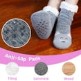 thumbnail image 3 of mmirethe Plush Exquisite Craft Floor Socks Fine Stitching Soft Texture Elasticity Durable Slippers Socks 1Set, 3 of 6