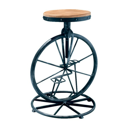 Michaelo Bicycle Wheel Adjustable Bar Stool (Best Cheap Bike Wheels)