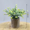 thumbnail image 2 of Fake Plant Potted Lifelike Small Artificial Greenery Plant Faux Plant Decoration, 2 of 8