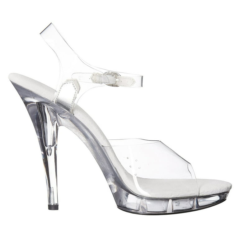 Wide clear hotsell shoes