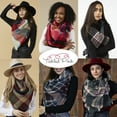 thumbnail image 2 of PLAID BLANKET SCARF - HAZELNUT, 2 of 2
