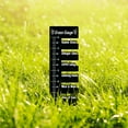 thumbnail image 3 of Hyasfey Grass Measuring Ruler Coated Metal Grass Gauge Garden Maintenance Tool Lawn Grass Ruler for Lawns Patios Yards Pruning, 3 of 8