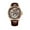 Rose Gold Leather, variant on AESOP Tourbillon Skeleton Mechanical Hand Wind Wrist Watch Men Sapphire Crystal Diamond Business Double-sided Hollow Waterproof Clock Man Luminous Steel Leather Wristwatch Chinese Loong Pattern Dial