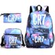 thumbnail image 1 of New CR7 Backpack Large Capacity School Bag Trendy Laptop Harajuku Casual Zipper Waterproof Students Mochila Escolar 3pcs Set, 1 of 2