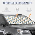 thumbnail image 4 of Haiem Poodle Dog Car Windshield Sun Shade (2 Pieces) Foldable Windshield Sun Shade Car Accessories for Truck SUV Pickup-Medium, 4 of 7