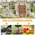 thumbnail image 3 of ELAYARD 2PCS Rattan Micro Landscaping Fairy Garden Bridge DIY Projects for Craft Enthusiasts, 3 of 6
