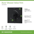 thumbnail image 6 of Symmons S3690BBZTRM Duro Single Handle Volume Control Valve Trim - Bronze, 6 of 7