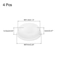 thumbnail image 3 of Uxcell 4pcs T-Shaped Silicone Plugs 51.3mm 2" Dia Snap in Plug Seal Round White, 3 of 7