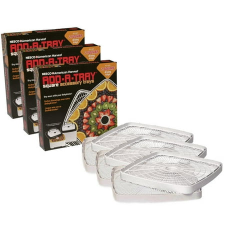 Nesco SQT-2 Replacement Food Dehydrator Tray ( 3 Pack (Best Way To Store Dehydrated Food)