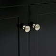 thumbnail image 2 of Ariel Hamlet 43 In. Left Offset Rectangle Sink Vanity With 0.75 In. Carrara White Countertop In Black, 2 of 11