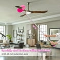 thumbnail image 2 of Ceiling Fan Cleaner Duster with 60 inch Extension Pole, Dusters for Cleaning High Ceiling Fan Blades, Cobweb Duster for Spider Web Removal, Dusters Kit with Storage Bag, Cleaning Tools for Families, 2 of 7