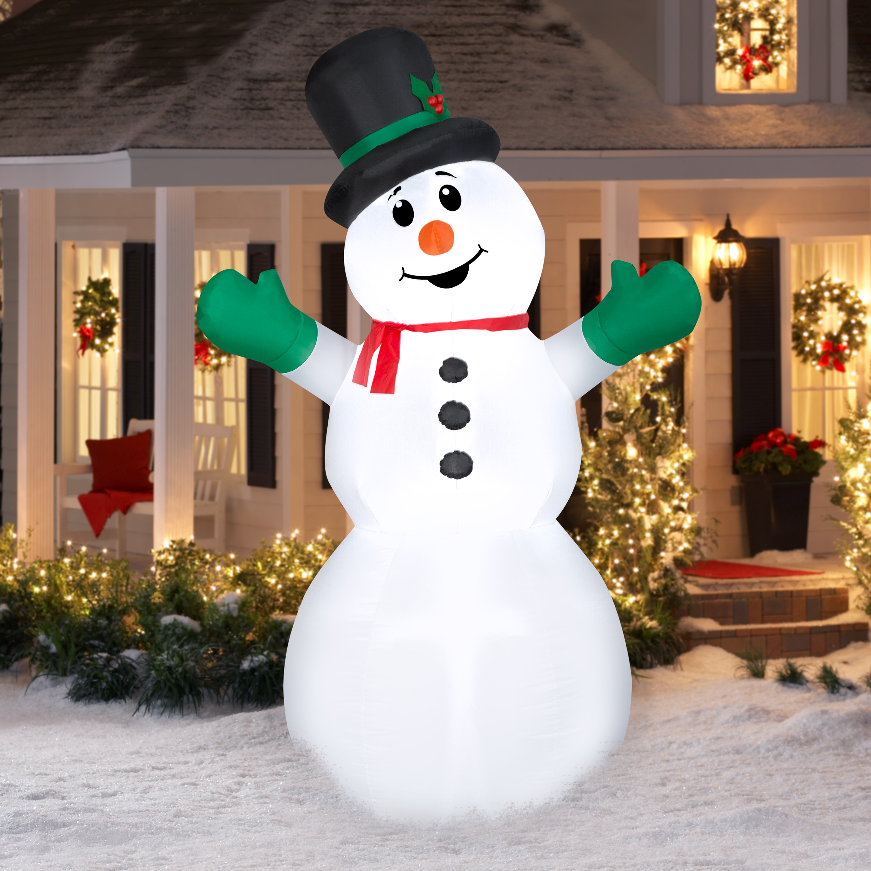 Airblown Inflatables Large Snowman, 9 Feet Tall - image 5 of 6