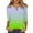 Green, variant on Seductiva Women's Classic-Fit 3/4 Sleeve 3/4 Sleeve Tops for Women Summer Notched V Neck Plain T Shirts Casual Cute Three Quarter Length Blouses Casual Solid Basic Tees Summer Tops