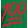 thumbnail image 2 of Keep it 100 Emoji Red Logo T-Shirt Funny Shirts, 2 of 4