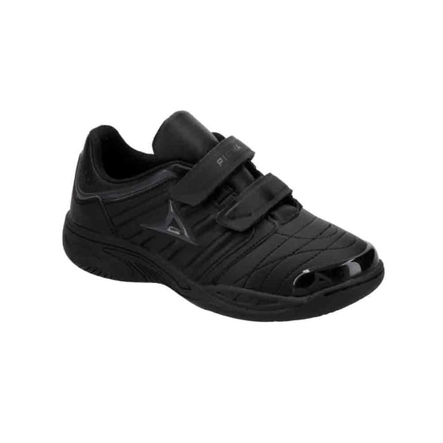 Tenis Escolares Niño Pirma Originales Velcro negro 21 7005