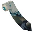 thumbnail image 3 of Balery Tropical Parrot Floral Artwork Corbata Clásica de Seda para Hombre, Corbata Tejida Jacquard, Corbatas Formales para Negocios y Bodas, 3 of 7