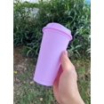 thumbnail image 4 of Taza de café de plástico reutilizable, sin BPA, de 473 ml, 480 ml, 500 ml y 16 oz, para viaje, para bebidas calientes, para llevar, 4 of 5