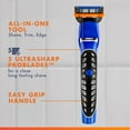 thumbnail image 3 of Gillette Fusion5 Styler Facial Hair Trimmer for Men, All-in-One Shave, Trim, and Edgeillette Trimmer for Men’s Grooming, 3 of 17