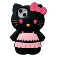 thumbnail image 1 of Funda de silicona con dibujos 3d de hello kitty para teléfono móvil, funda trasera protectora suave para iPhone 14, 13, 12, 11 pro max, 1 of 4