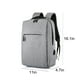 thumbnail image 3 of Fasiaou Laptop Backpack, Business Anti Theft Slim Sturdy Laptops Backpack with USB Charging Port, Water Resistant College School Computer Bag Gift for Men & Women Fits 15.6 Inch Notebook,Gray, 3 of 7