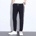 thumbnail image 2 of Futezty Men Big and Tall Trouser Summer Fall Long Pants Breathable Comfy Elastic Pockets Trouser, 2 of 3