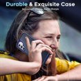 thumbnail image 3 of Pour Samsung A14 Case, Samsung Galaxy A14 5G Case with [2 Pack] Tempered Glass Screen Protecteurs, 3 en 1 Full Body Shockproof Rubber Dust Rugged Defender Protection Case Galaxy A 14, Blue, 3 of 9