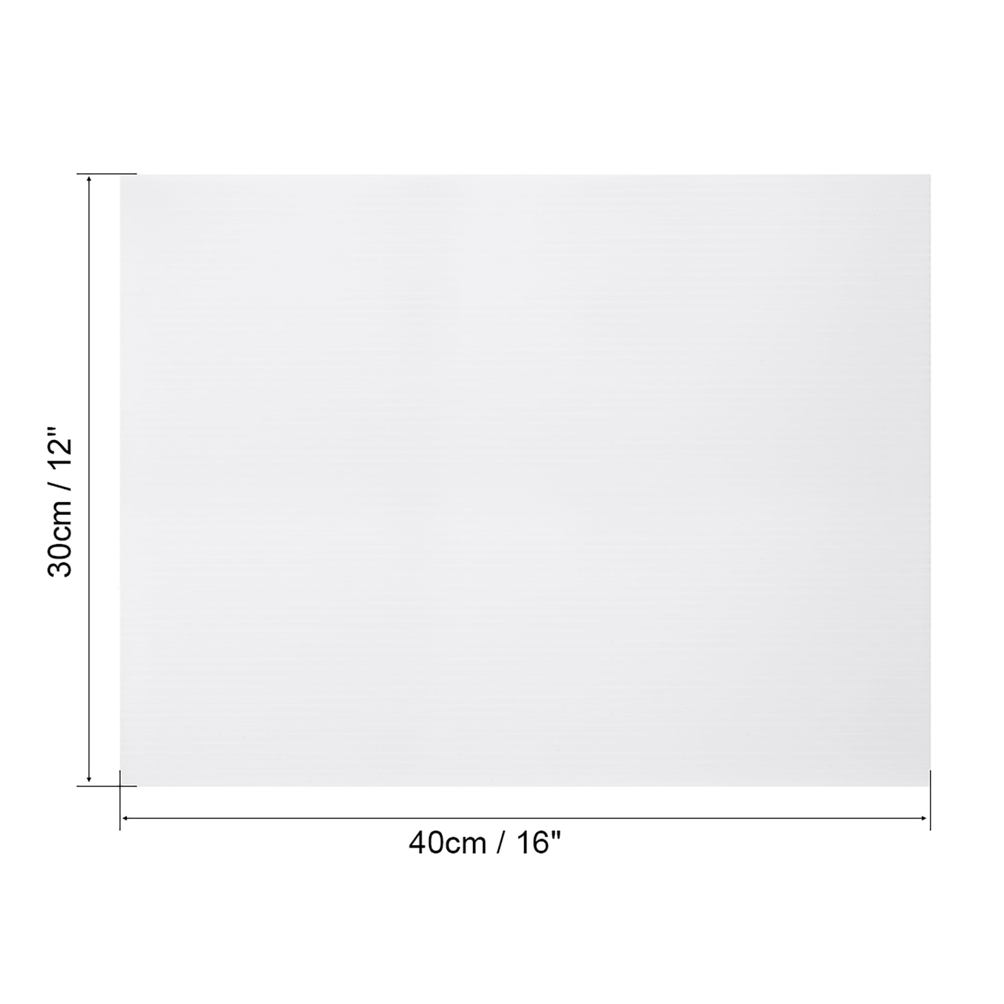 Buy Unique Bargains Corrugated Plastic Sheets,White Blank Yard Lawn