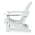 thumbnail image 3 of Westin Outdoor Braxton Folding Plastic Adirondack Chair, White, 3 of 5