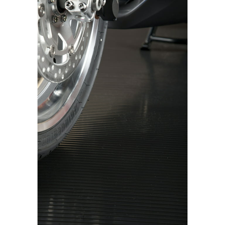G-Floor Motorcycle Mat, Midnight Black / 5' x 10