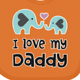 thumbnail image 4 of Inktastic I Love My Daddy Boys or Girls Baby Bib, 4 of 4