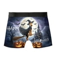 thumbnail image 2 of Happy Halloween Airedale Terrier Witch Pumpkins Bats All Over Print Boxer Briefs Underwear for Men Dad Dale Waterside Dog Lover - 13012, 2 of 6