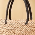 thumbnail image 3 of Kukuzhu Women Tote Bag Straw Woven Handbag Trendy Summer Ladies Girls Beach Travel Bucket Bag, 3 of 5