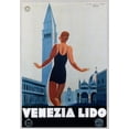 thumbnail image 2 of Vintage Apple Collection 14x18 White Modern Wood Framed Museum Art Print Titled - Venezia Lido, 2 of 4
