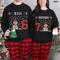 thumbnail image 2 of Six Seven Christmas Sweatshirt, Funny Matching Holiday Sweaters for Couples and Friends, Trendy Ugly Xmas Meme Crewneck, 2 of 7