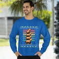 thumbnail image 3 of Christmas Sweatshirt, Capybara Stack Ugly Christmas Sweatshirt, Cute Animal Holiday Jumper, Unique Capybara Lover Gift for Men & Women, 3 of 5